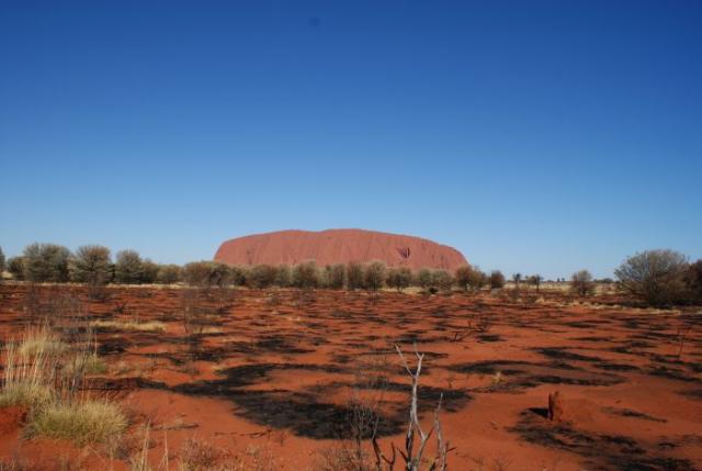 Ayres Rock / Uluru v pozdním odpoledni 5 - Centrální Austrálie