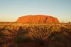 Ayres Rock / Uluru v zapadajícím slunci 2 - Centrální Austrálie
