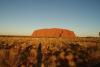 Ayres Rock / Uluru v zapadajícím slunci - Centrální Austrálie