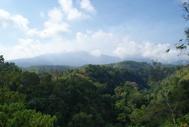 Výhled na sopku - Indonésie- Lombok