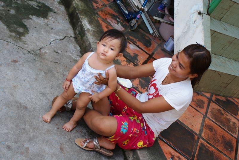 Kambodžská rodinka - Kambodža- Phnompenh a okolí