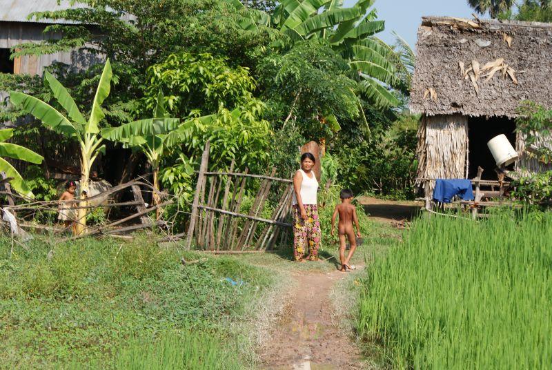 Obyvatelé vesnice - Kambodža- Phnompenh a okolí