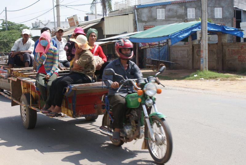 Public transport - Kambodža- Phnompenh a okolí