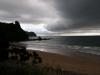 Pláž a skála na Coromandel - Nový Zéland