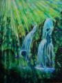 Jungle light 3 - oil painting