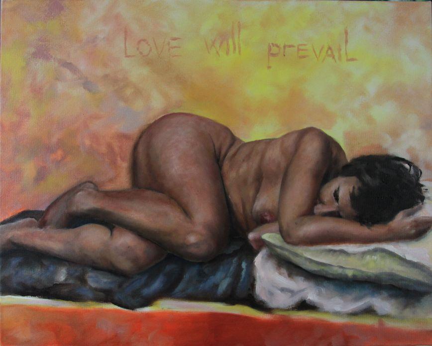 Oil painting - Love will prevail