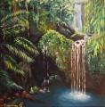 Jungle Peacefullness - oil painting