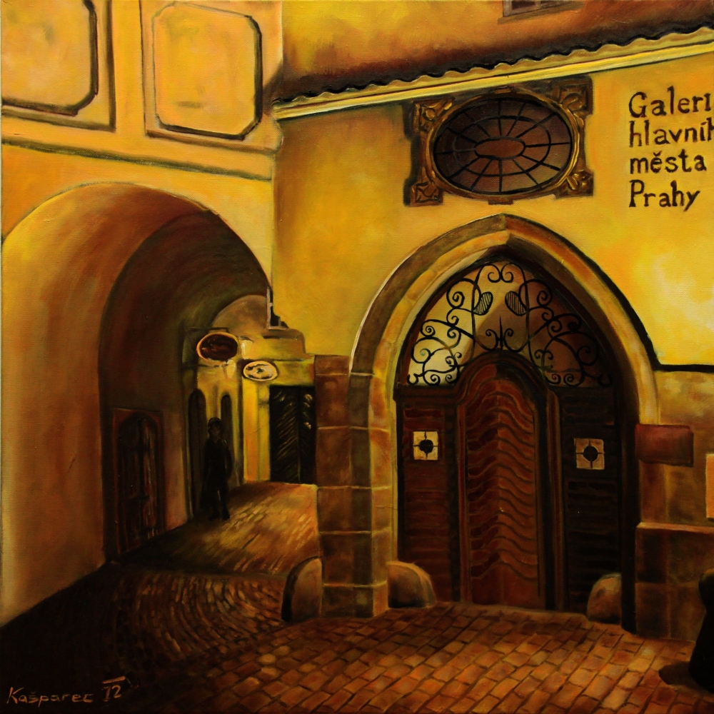 Oil painting - Old Prague