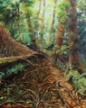 Radar Hill hike II, Tofino, BC - oil painting