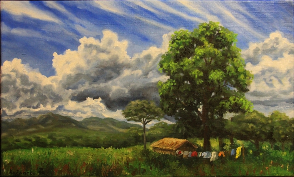 Oil painting - Fiji