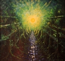 Long way to happiness II - oil painting