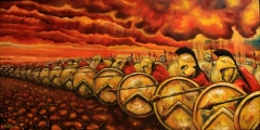 Sparta alias Come and mess with us! - paintings