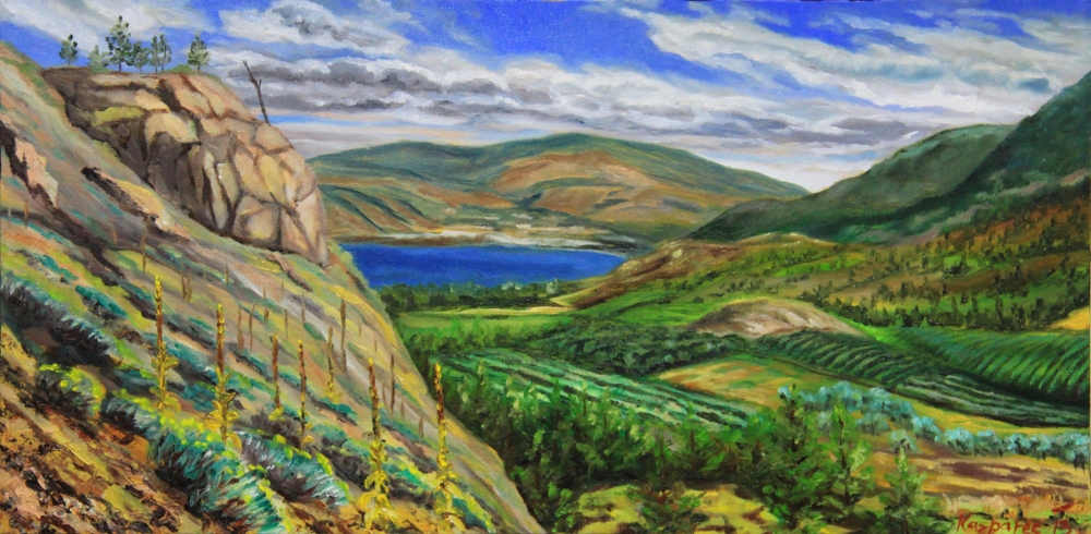 Oil painting - Okanagan pleine-air 2