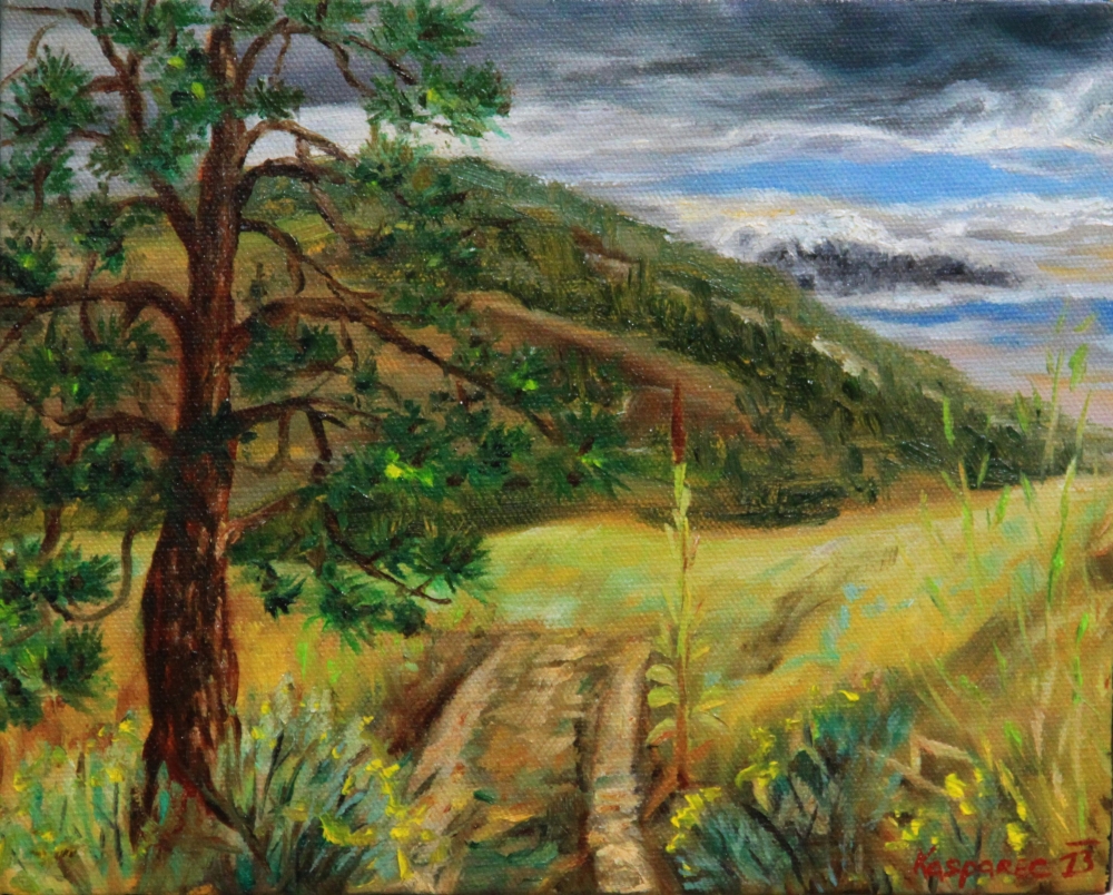 Oil painting - Okanagan plein-air 3