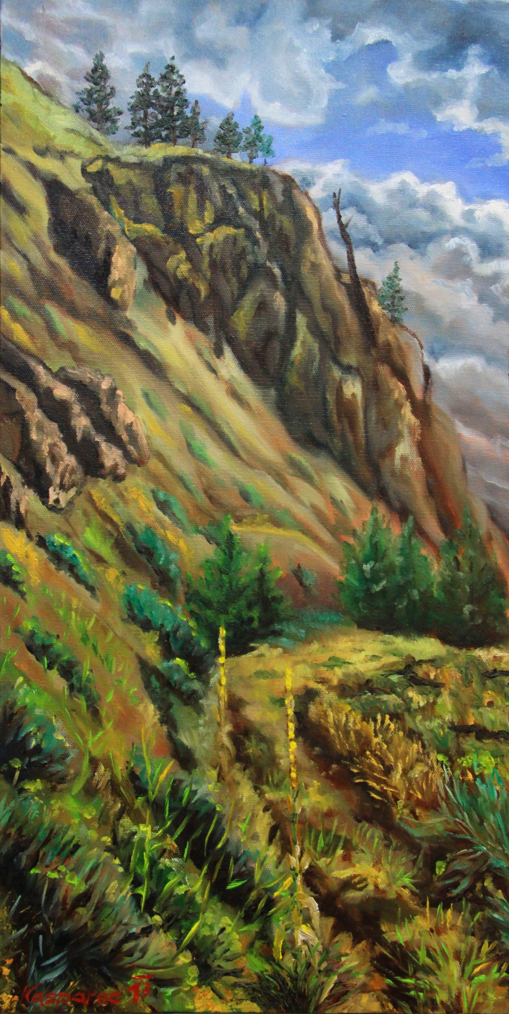 Oil painting - Okanagan plein-air 4