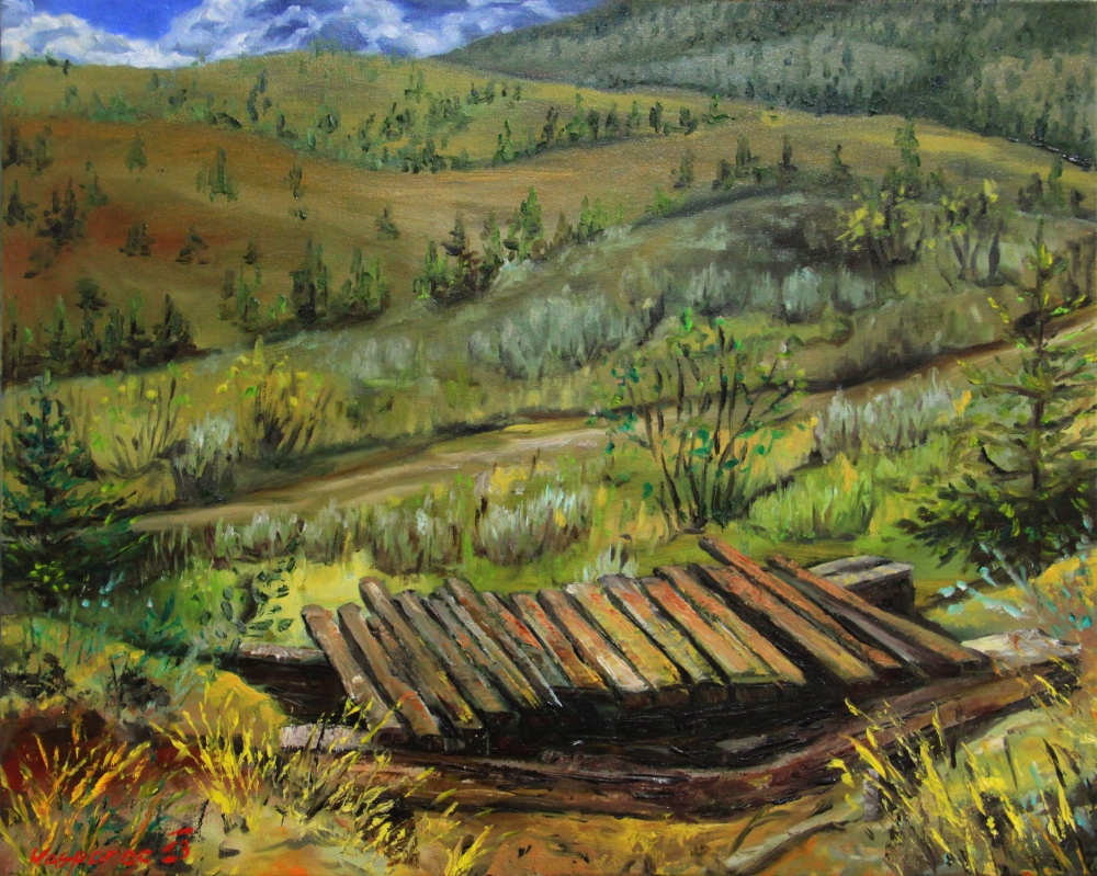 Oil painting - Okanagan plein-air 5