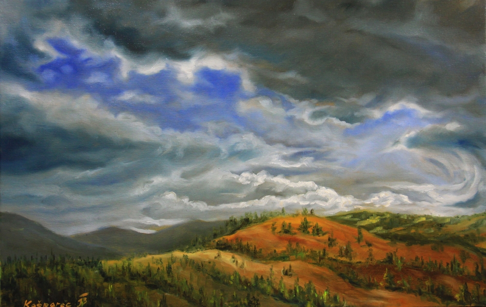 Oil painting - Okanagan plein-air 6