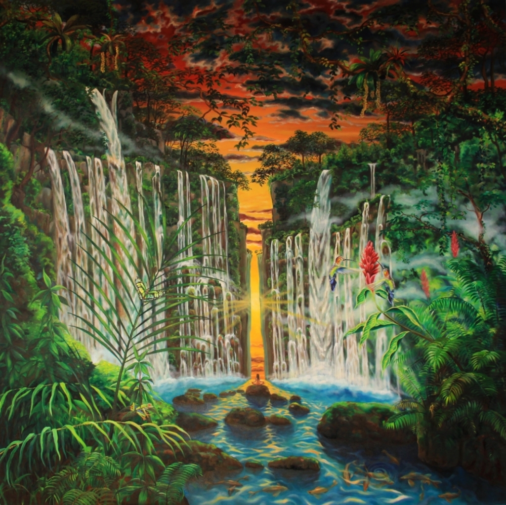 Oil painting - Paradise