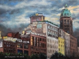 560 Beatty Street - oil painting