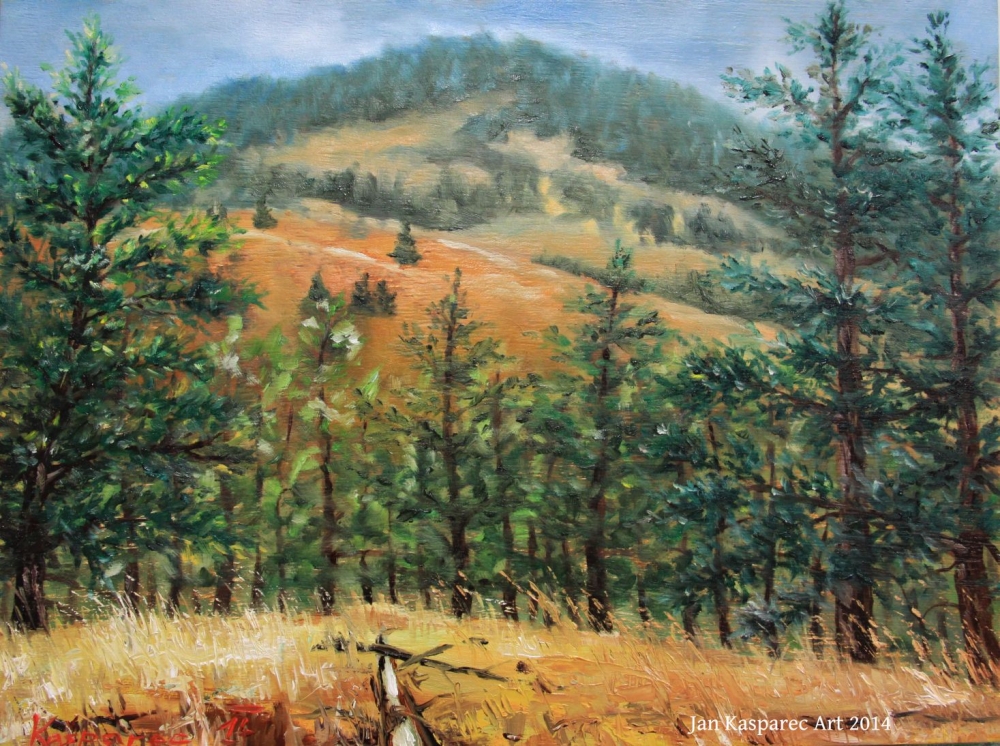 Oil painting - Okanagan study
