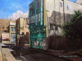 Vancouver Chinatown, Shanghai alley - oil painting