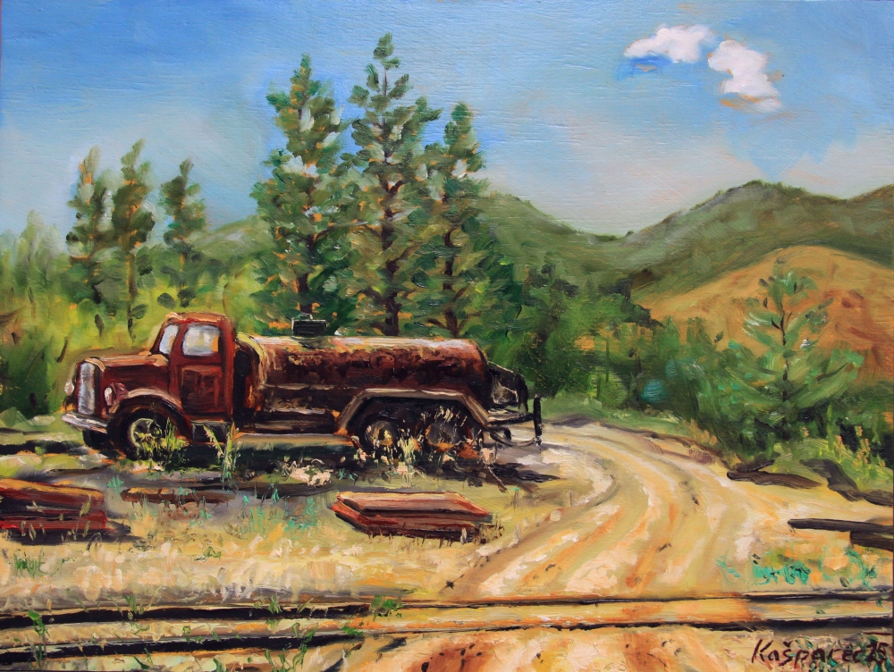 Oil painting - Okanagan plein air 2015 I