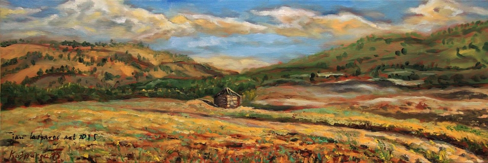 Oil painting - Okanagan plein air 2015 II