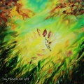 Humming bird in light - oil painting