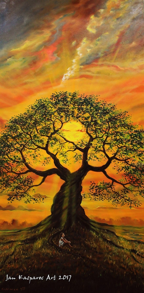 Oil painting - Sunset Dream