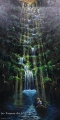 Magical Waterfall - oil painting