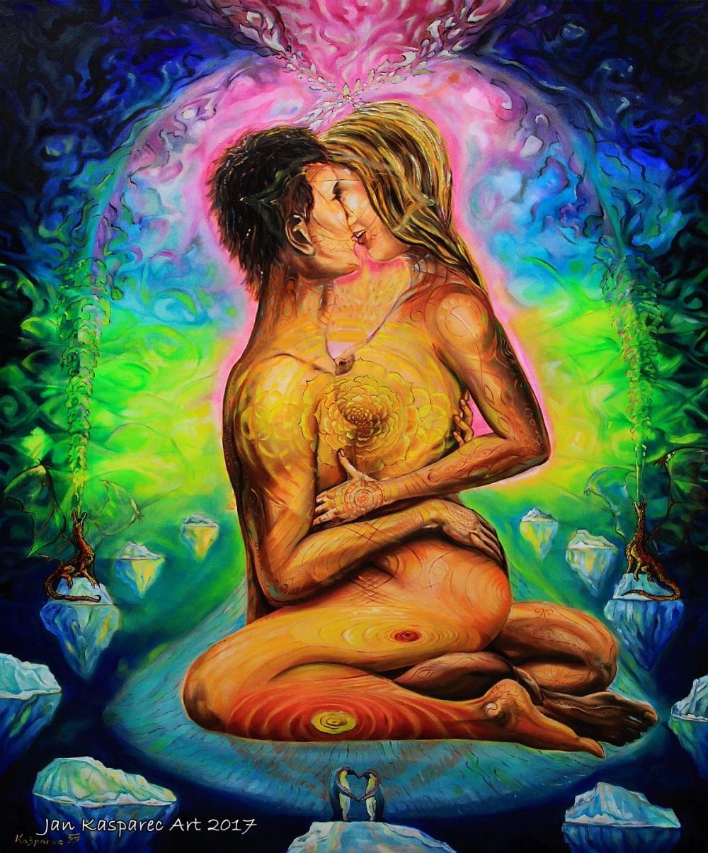 Oil painting - Sacred Union. 