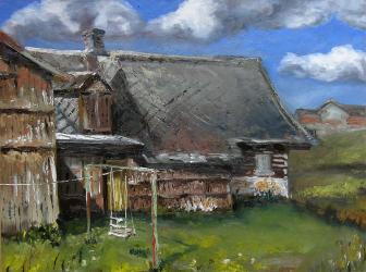 Cottage 2 - oil painting