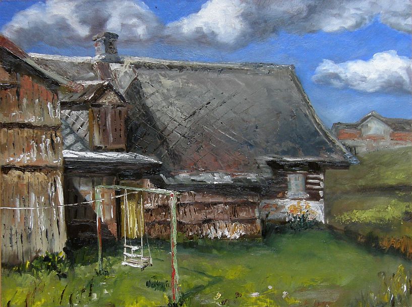 Oil painting - Cottage 2