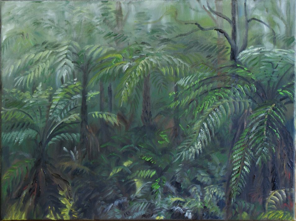 Oil painting - Victoria forest I